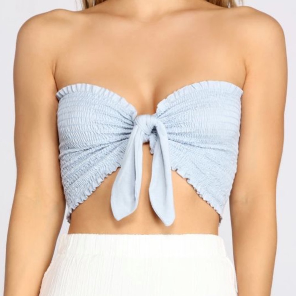 Blue Butterfly Top